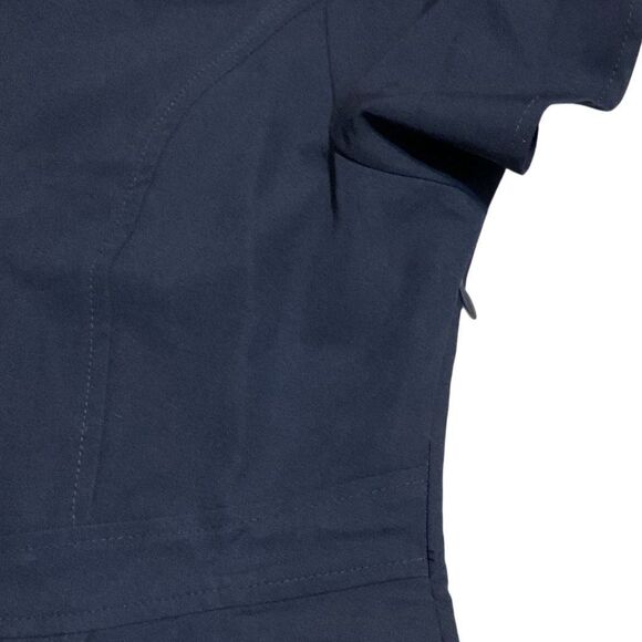 UniformsWorld Navy Blue Scrub Top & Pants Set 518 GTK - Picture 5 of 14